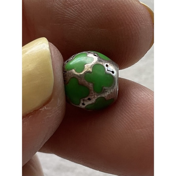 Pandora Jewelry - retired Pandora Green Enamel Butterfly Sterling Silver Charm ALE 925